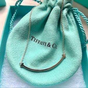 Tiffany & Co. Sterling Silver Smile Pendant